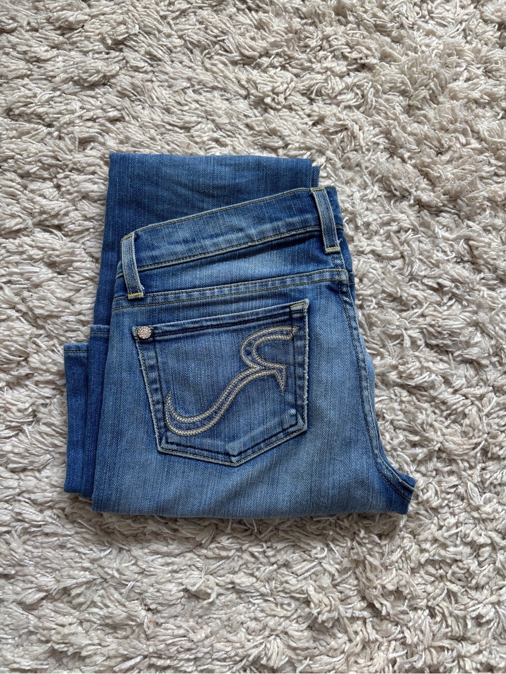 Rock & Republic Medium Blue Boot Cut Jeans